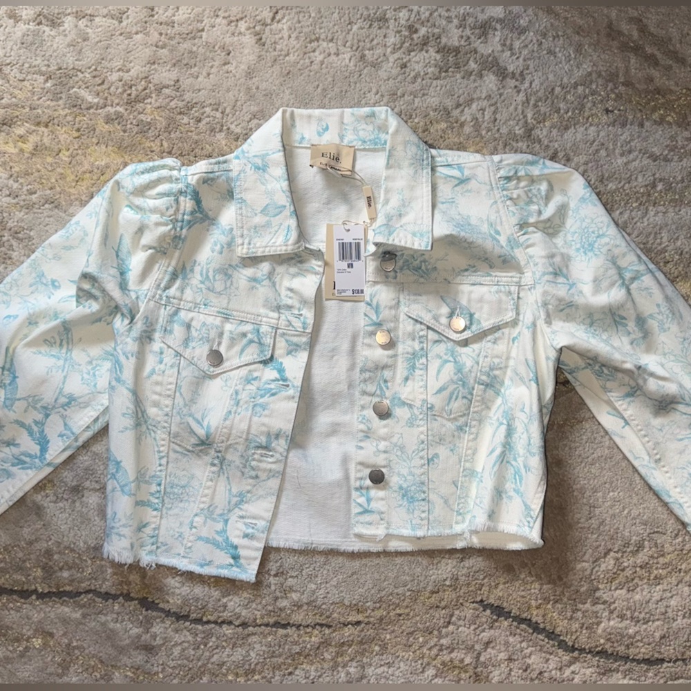Ellie Blue and White Jacket
